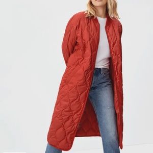 Everlane renew red liner coat